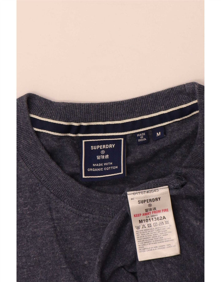 Superdry Herren T-Shirt-Oberteil aus Baumwolle in mittlerem Marineblau