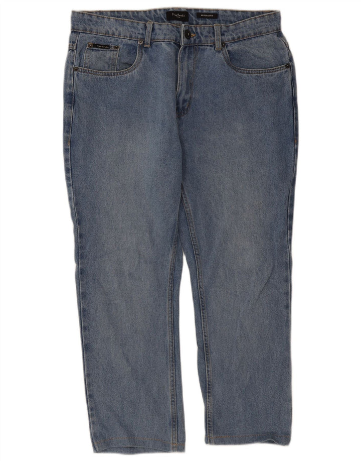 Pierre Cardin Herren-Jeans mit normaler Passform, gerade Passform, W34, L24, Blau