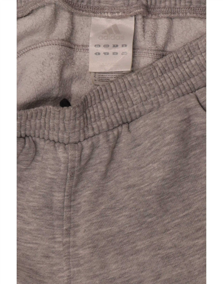 Adidas Herren-Trainingshose, Jogginghose, Größe S, Grau, Baumwolle