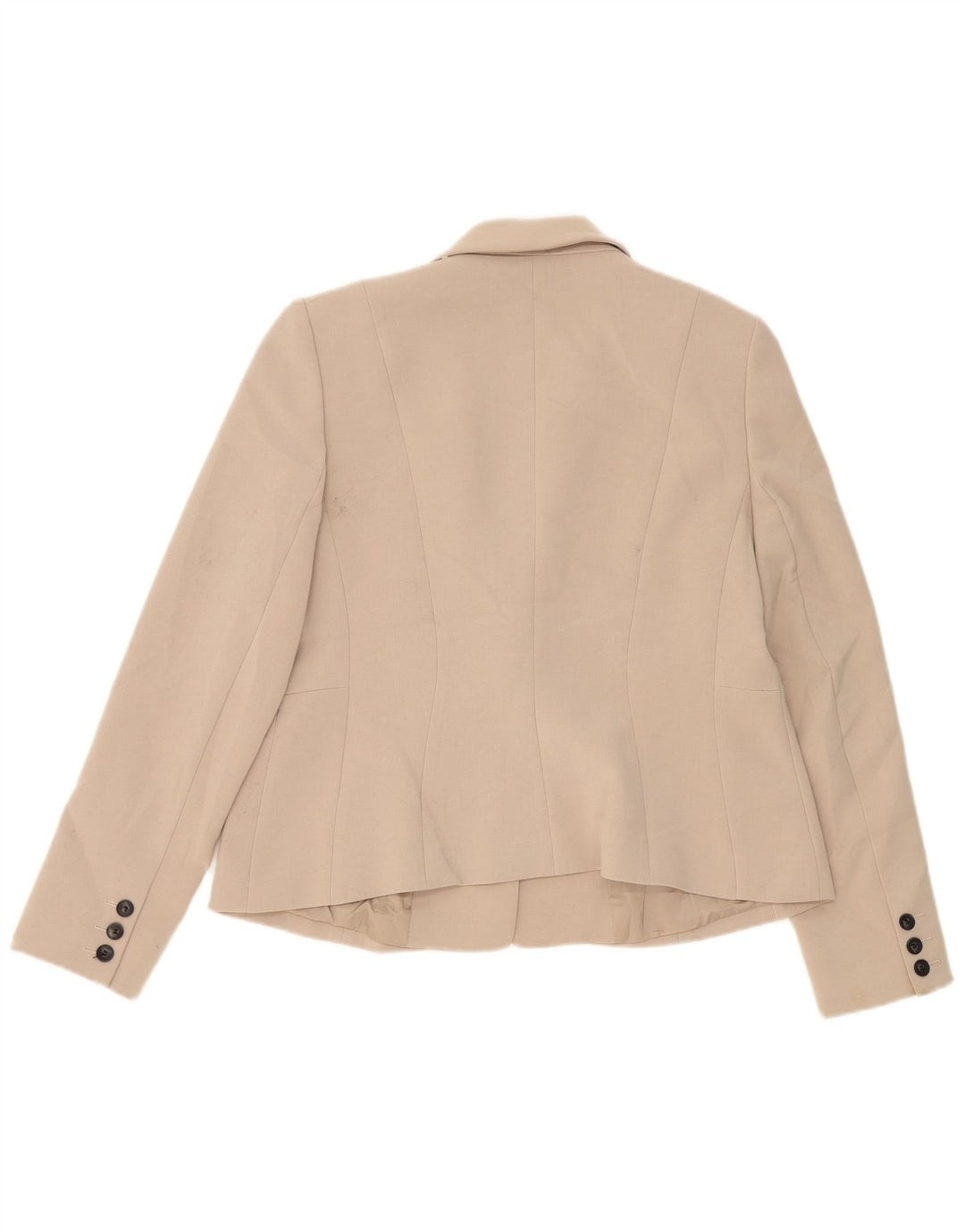 Hobbs Damen-Blazerjacke mit 1 Knopf, UK 16, Größe L, Beige, Polyester