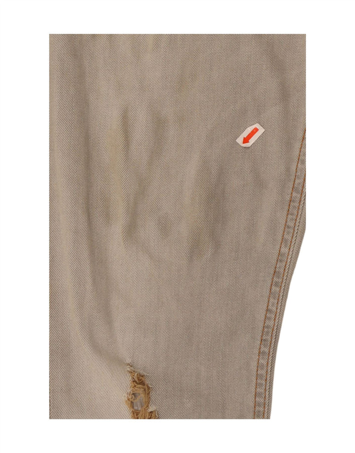 GUESS Herren Distressed Skinny Jeans W32 L32 Graue Baumwolle