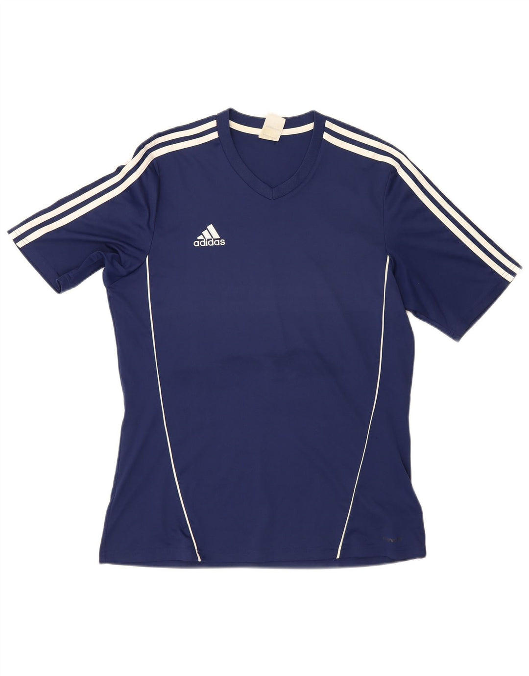 Adidas Herren T-Shirt Top Large Marineblau Polyester