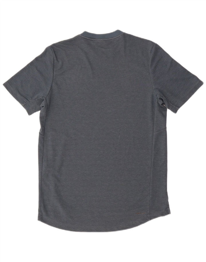 Adidas Herren Grafik T-Shirt Top Small Marineblau Polyester