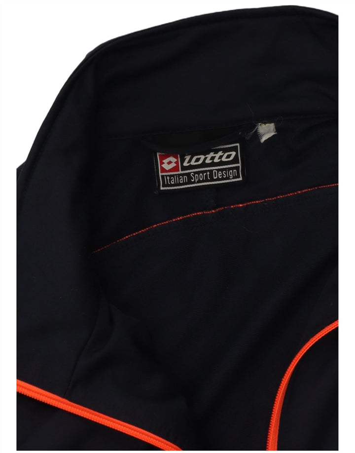 LOTTO Mens Tracksuit Top Jacket Large Navy Blue