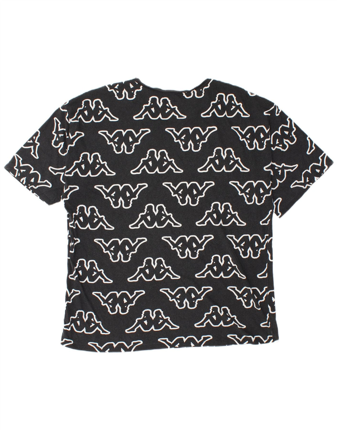 Kappa Herren Tezenis Graphic T-Shirt Top Large Schwarz