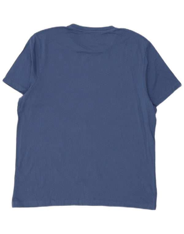 Jack Wills Herren-T-Shirt mit klassischer Passform, XL, aus blauer Baumwolle