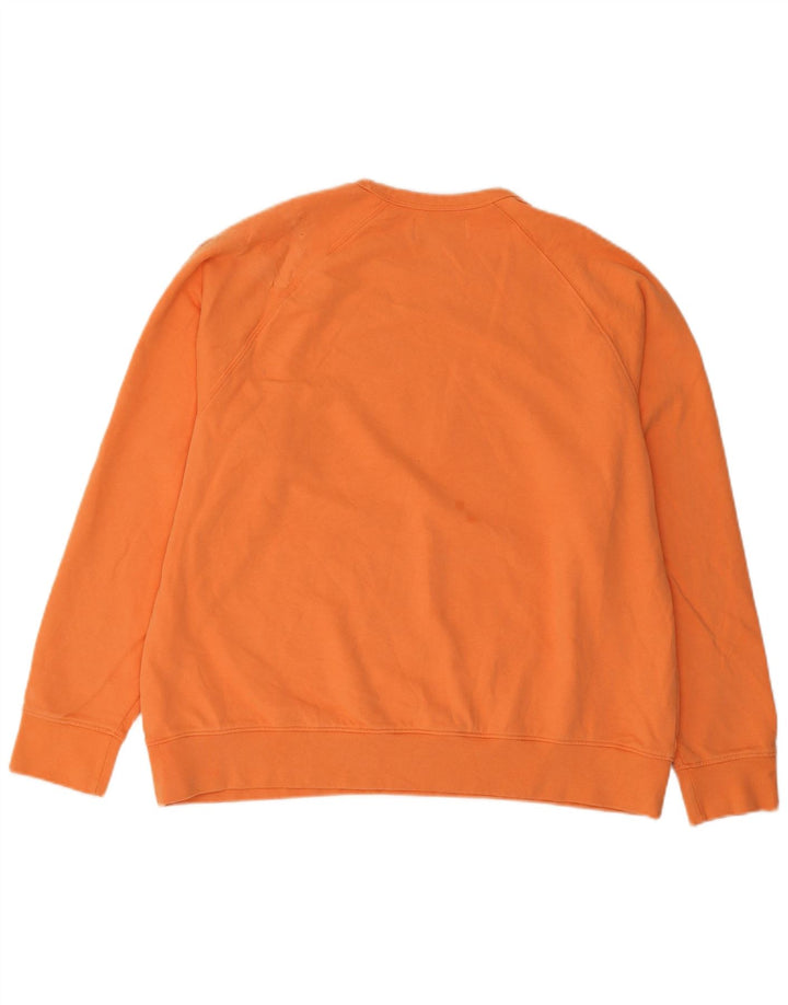 Marks & Spencer Herren-Sweatshirt, Pullover, Größe L, Orange, Baumwolle