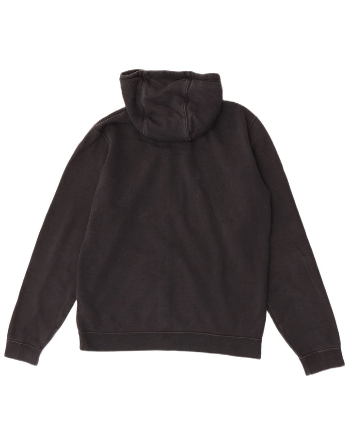 Nike Herren-Kapuzenpullover mit Reißverschluss, mittelschwarz, Baumwolle