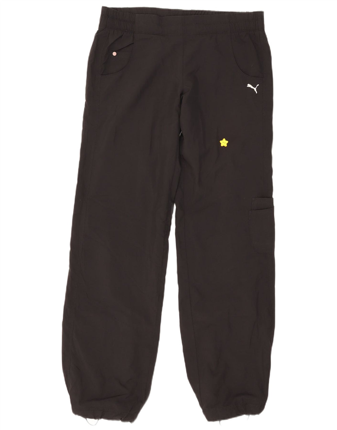 Puma Damen Jogger Cargo Hose UK 12 Medium W32 L33 Schwarz Polyester