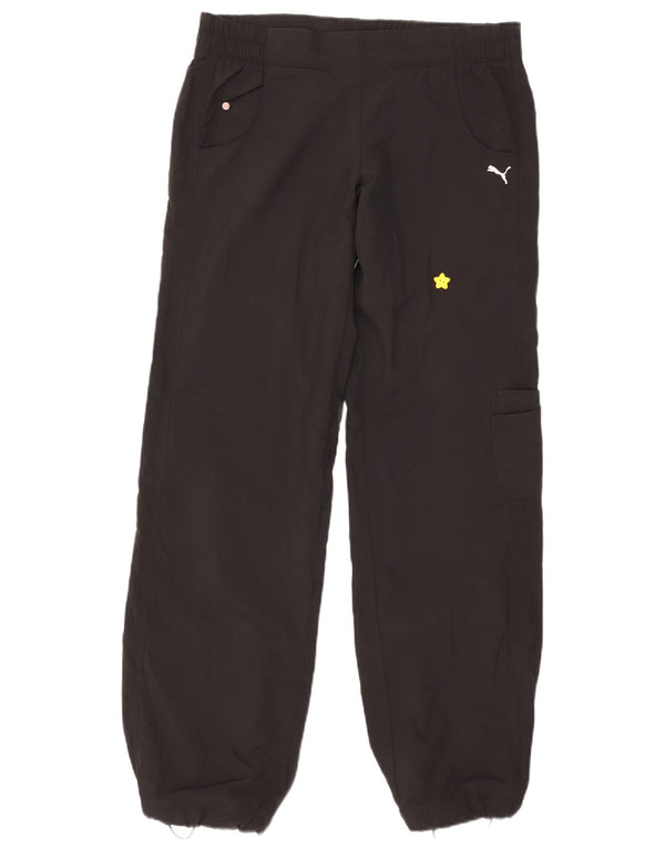 Puma Damen Jogger Cargo Hose UK 12 Medium W32 L33 Schwarz Polyester