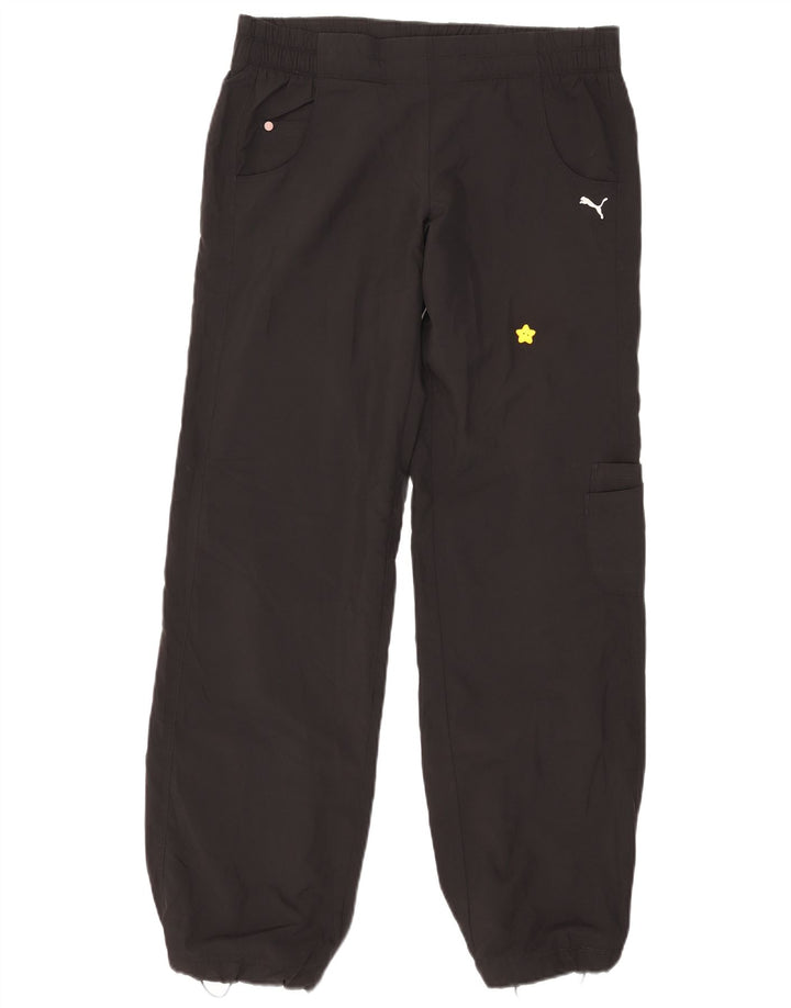 Puma Damen Jogger Cargo Hose UK 12 Medium W32 L33 Schwarz Polyester