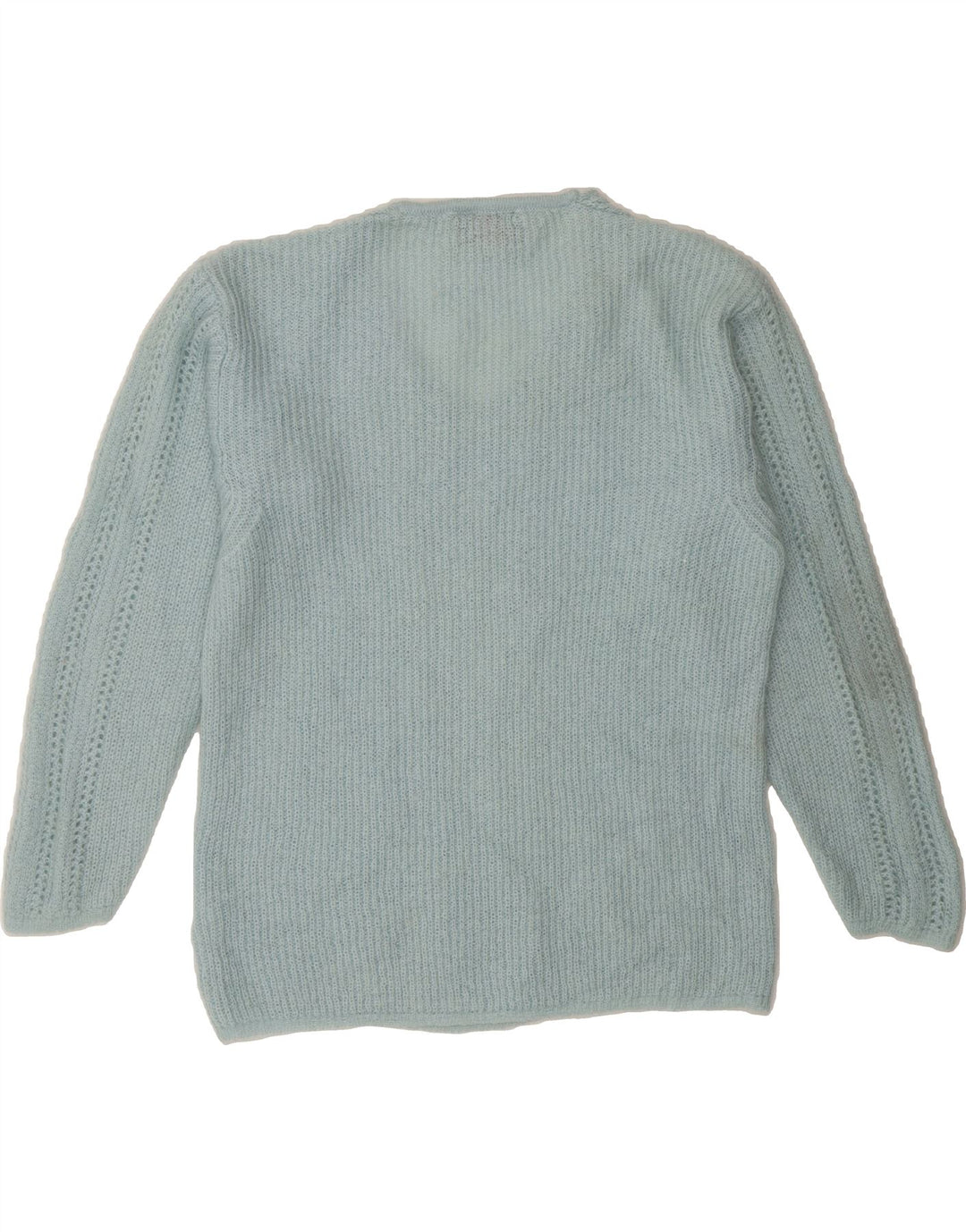 VINTAGE Womens V-Neck Jumper Sweater IT 44 Medium Blue Vintage Vintage and Second-Hand Vintage from Messina Hembry 