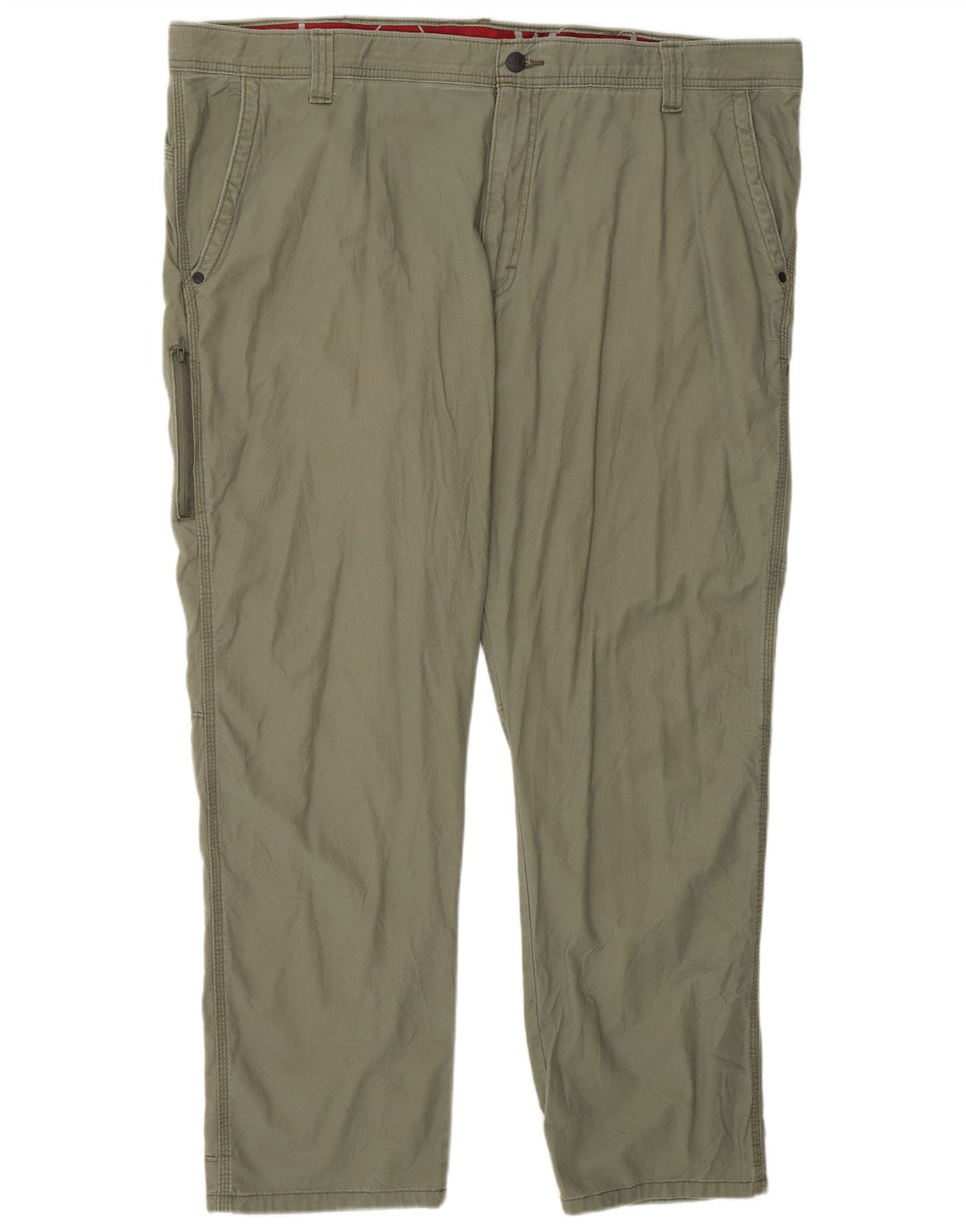 WRANGLER Gerade Cargohose für Herren, W44, L30, grüne Baumwolle