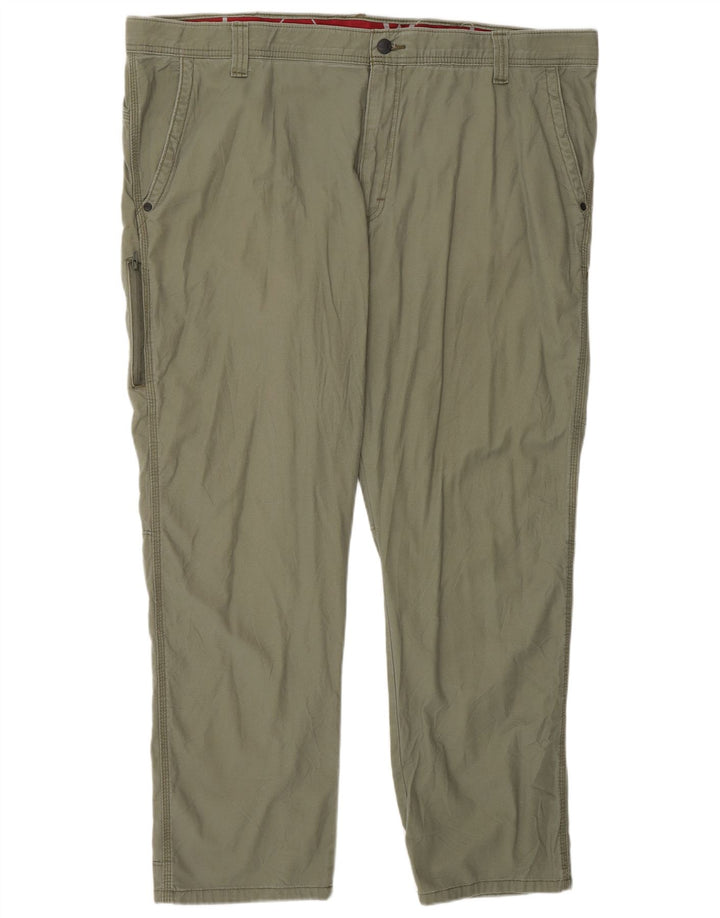 WRANGLER Gerade Cargohose für Herren, W44, L30, grüne Baumwolle