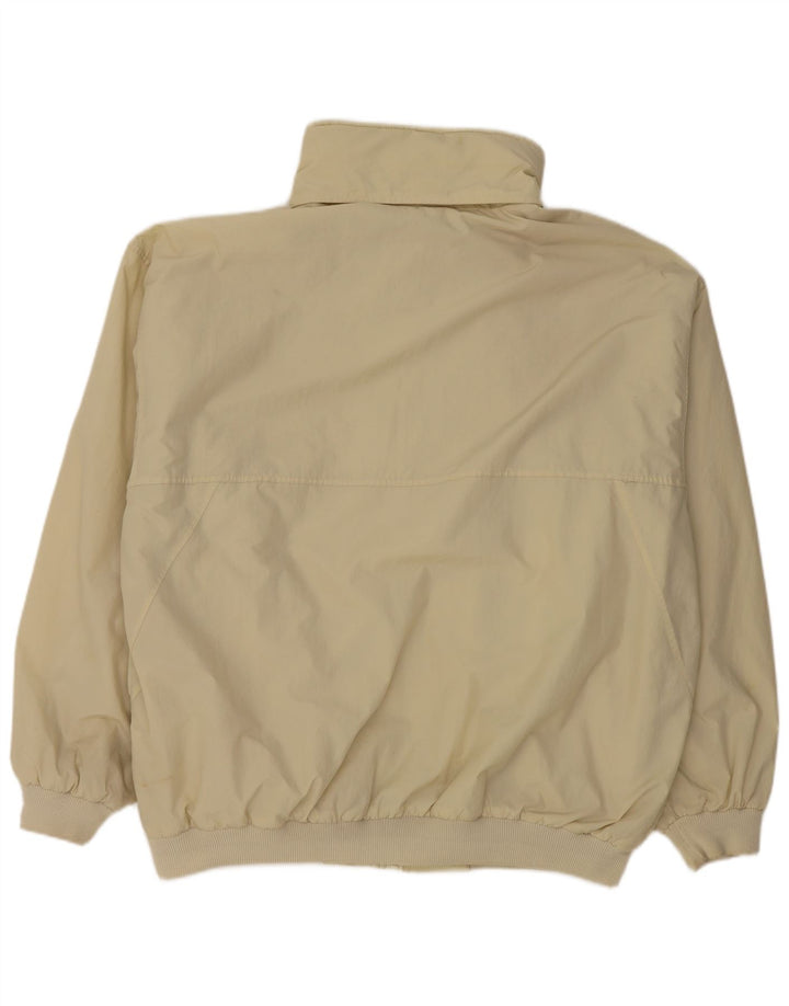 Slam Herren-Bomberjacke mit Kapuze, UK 44 2XL, gebrochenes weißes Nylon