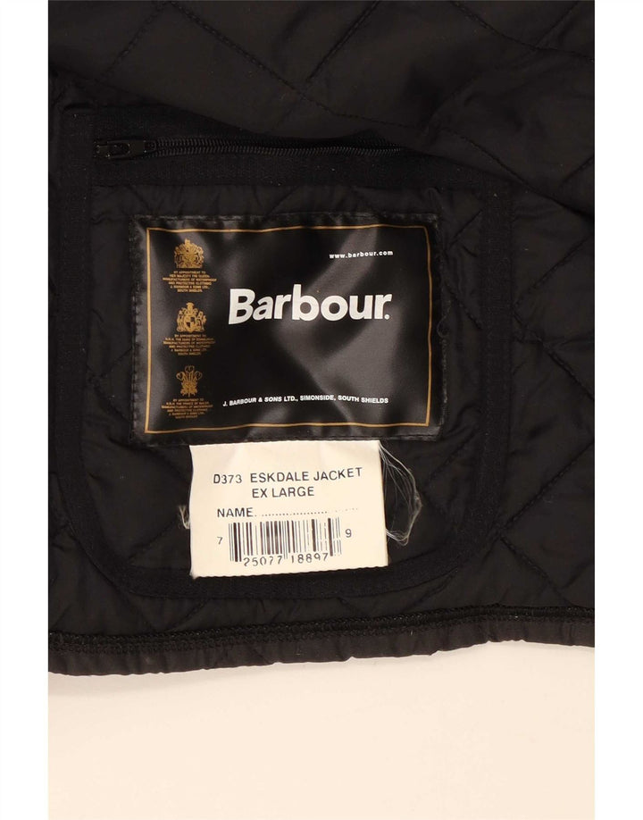 Barbour Herren Steppjacke UK 42 XL Schwarz Polyester