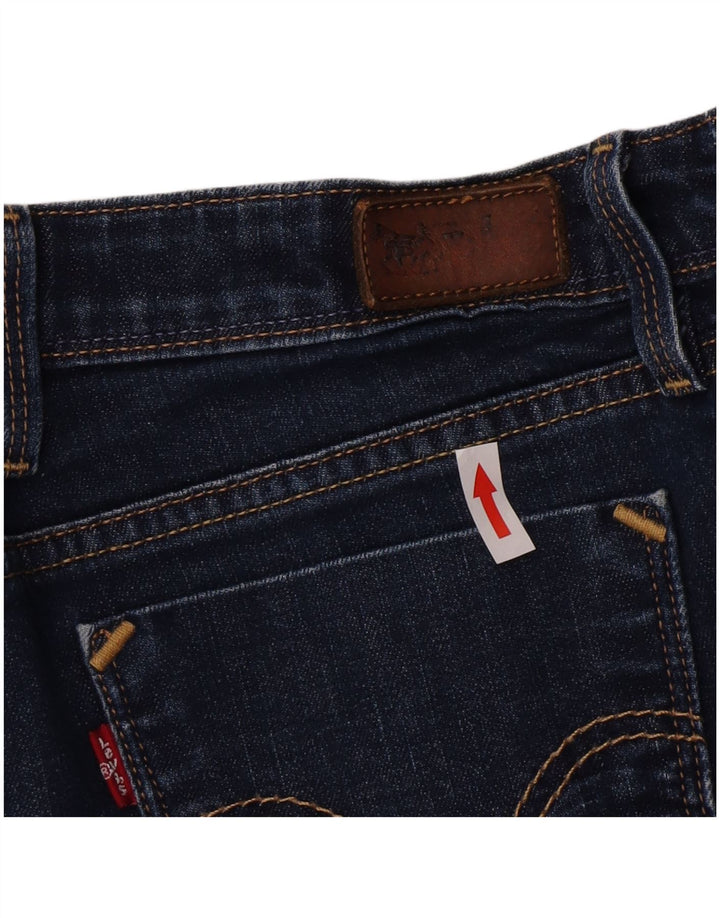 Levi's Damen 629 Bootcut Jeans W32 L30 Marineblau Baumwolle