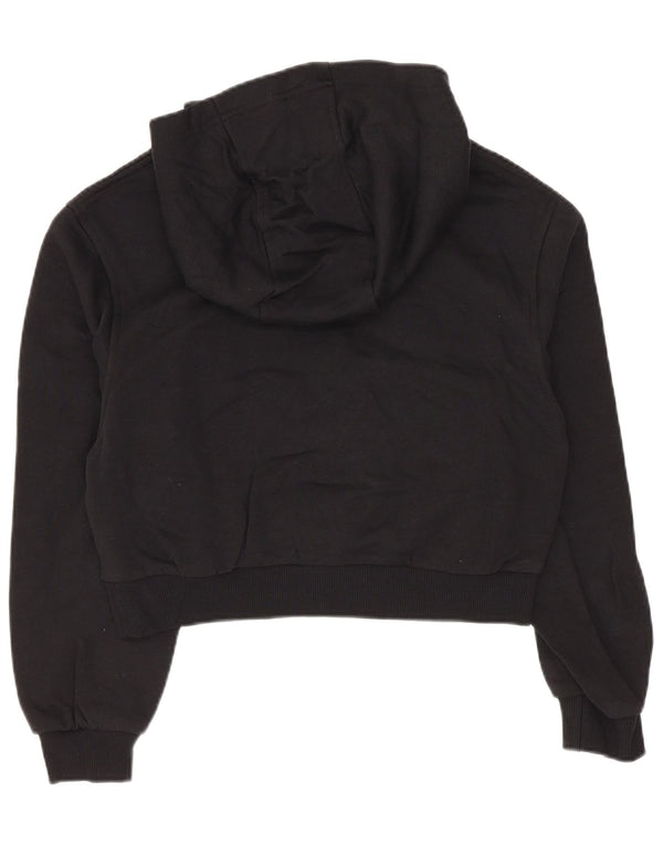 Nike Mädchen-Kapuzenpullover mit Grafik, 10–11 Jahre, mittlere schwarze Baumwolle