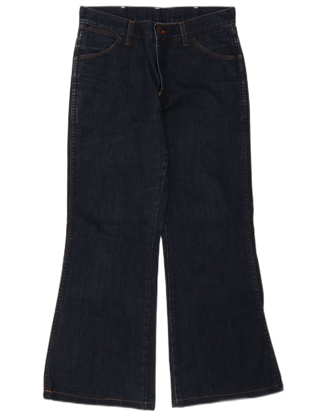Wrangler Herren Schlagjeans W30 L28 Marineblaue Baumwolle
