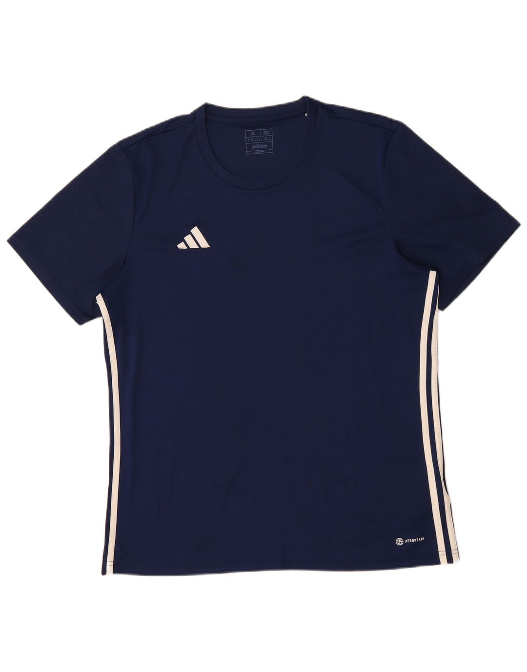 ADIDAS Herren Aeroready Slim Fit T-Shirt Top XL Marineblau Polyester