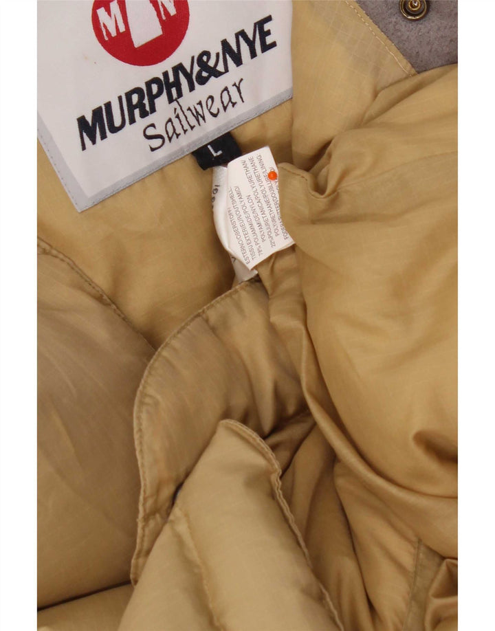 Murphy & Nye Herren Wattierte Weste UK 40 Large Beige Polyamid