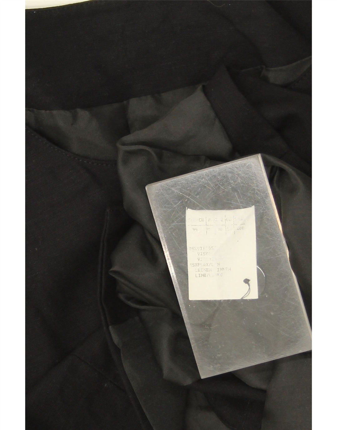 VINTAGE Womens Bolero Jacket UK 12 Medium Black Viscose