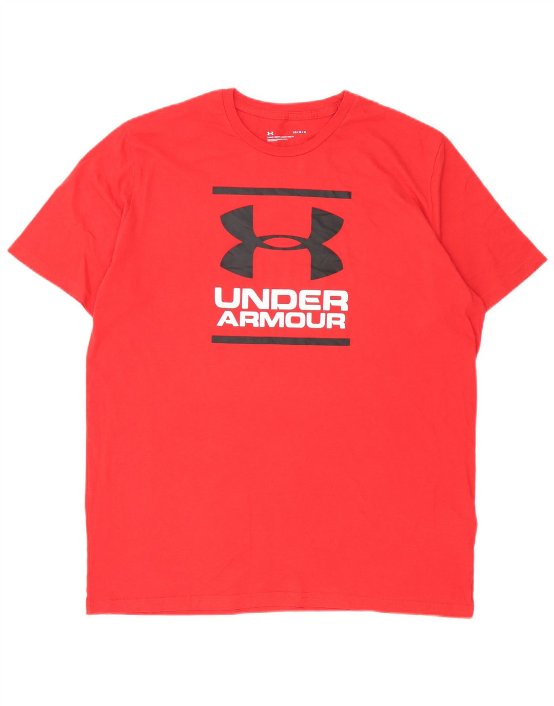 Under Armour Herren-T-Shirt mit Grafik, Größe L, aus roter Baumwolle