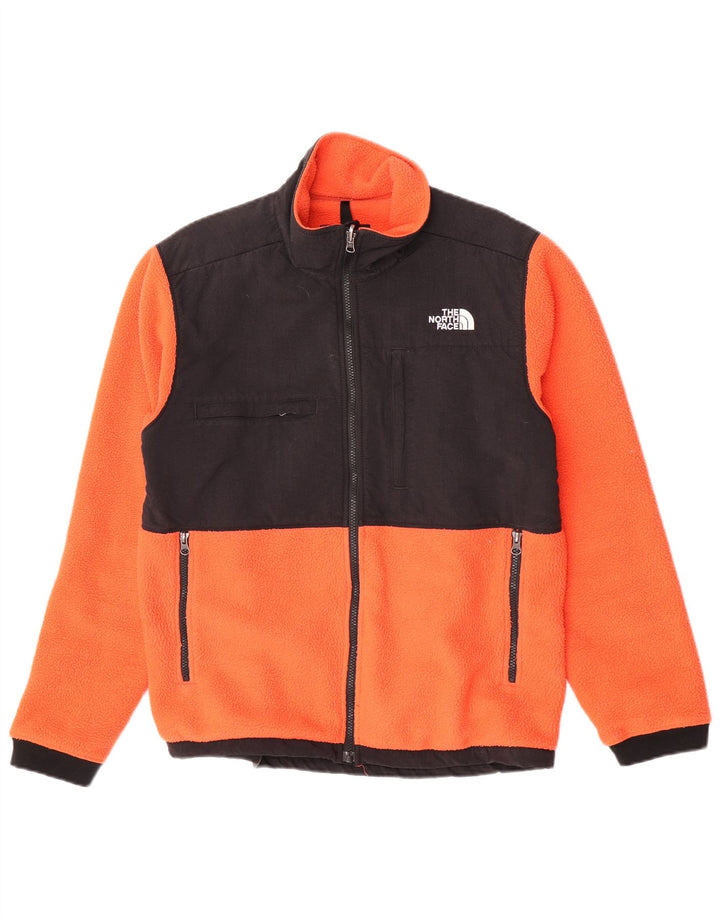 The North Face Damen Fleecejacke UK 14 Large Orange Colourblock