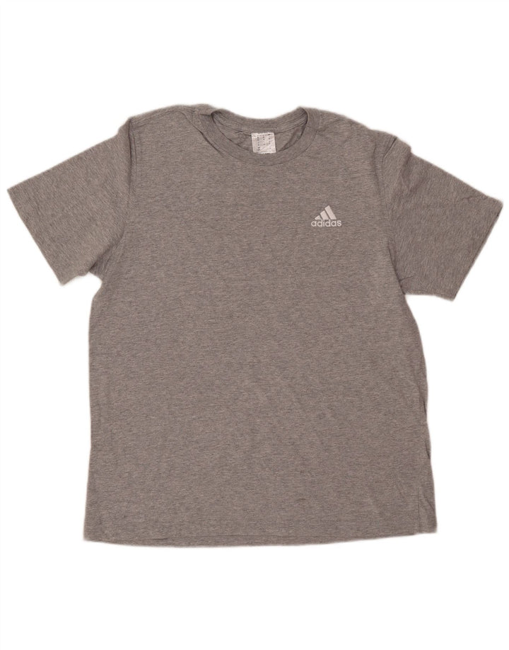 ADIDAS Herren T-Shirt Top mittelgraue Baumwolle