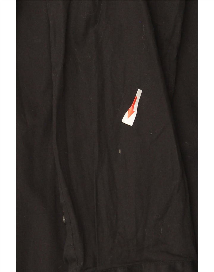 Ted Baker Herrenhemd, Größe 4, groß, schwarze Baumwolle