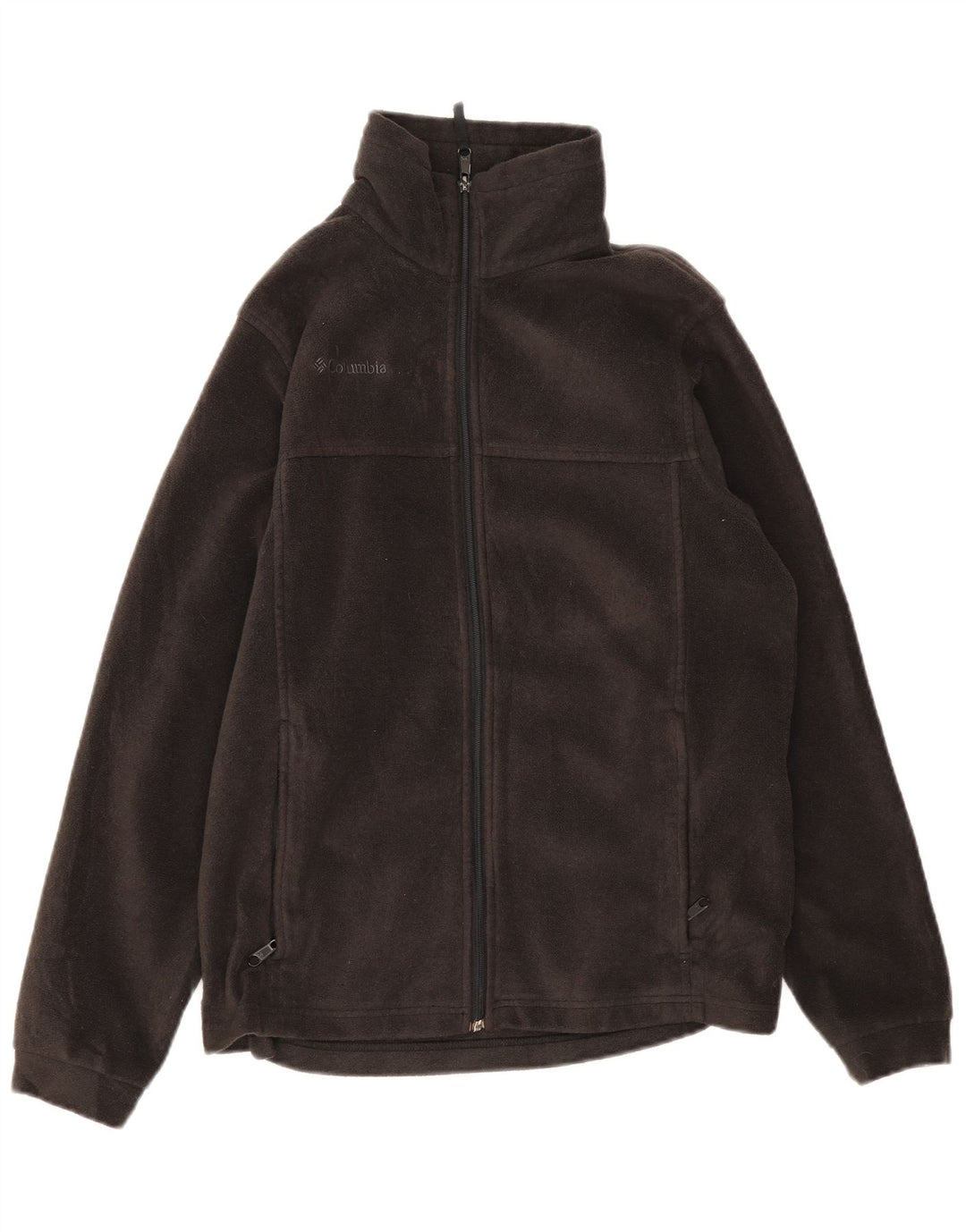 Columbia Fleecejacke für Jungen, 15–16 Jahre, schwarzes Polyester