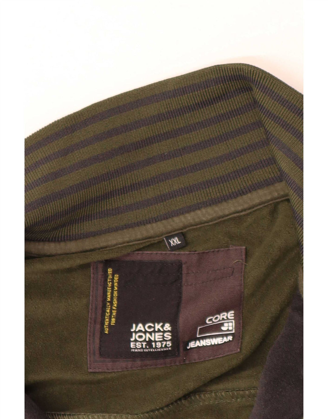 Jack & Jones Herren-Trainingsanzug mit grafischem Oberteil, 2XL, Khaki, Farbblock