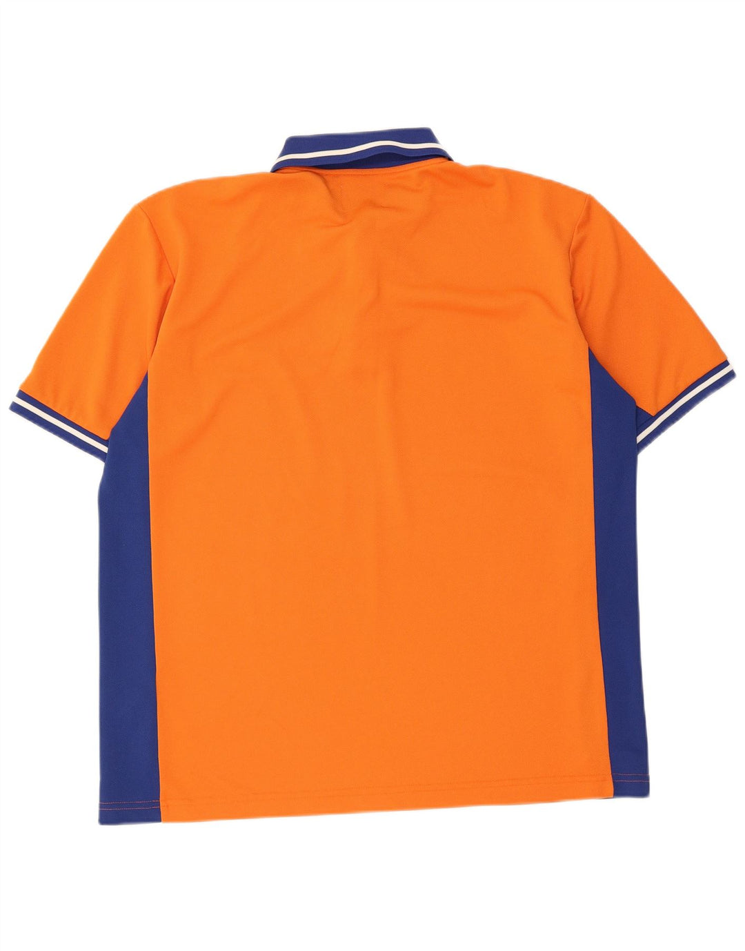 Sergio Tacchini Herren Rugby-Poloshirt mit Grafik, XL, Orange, Farbblock