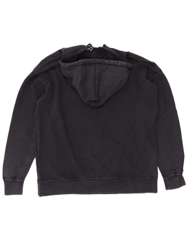 SOCCX Herren-Kapuzenpullover mit Grafik, UK 42, Größe L, Schwarz, Baumwolle