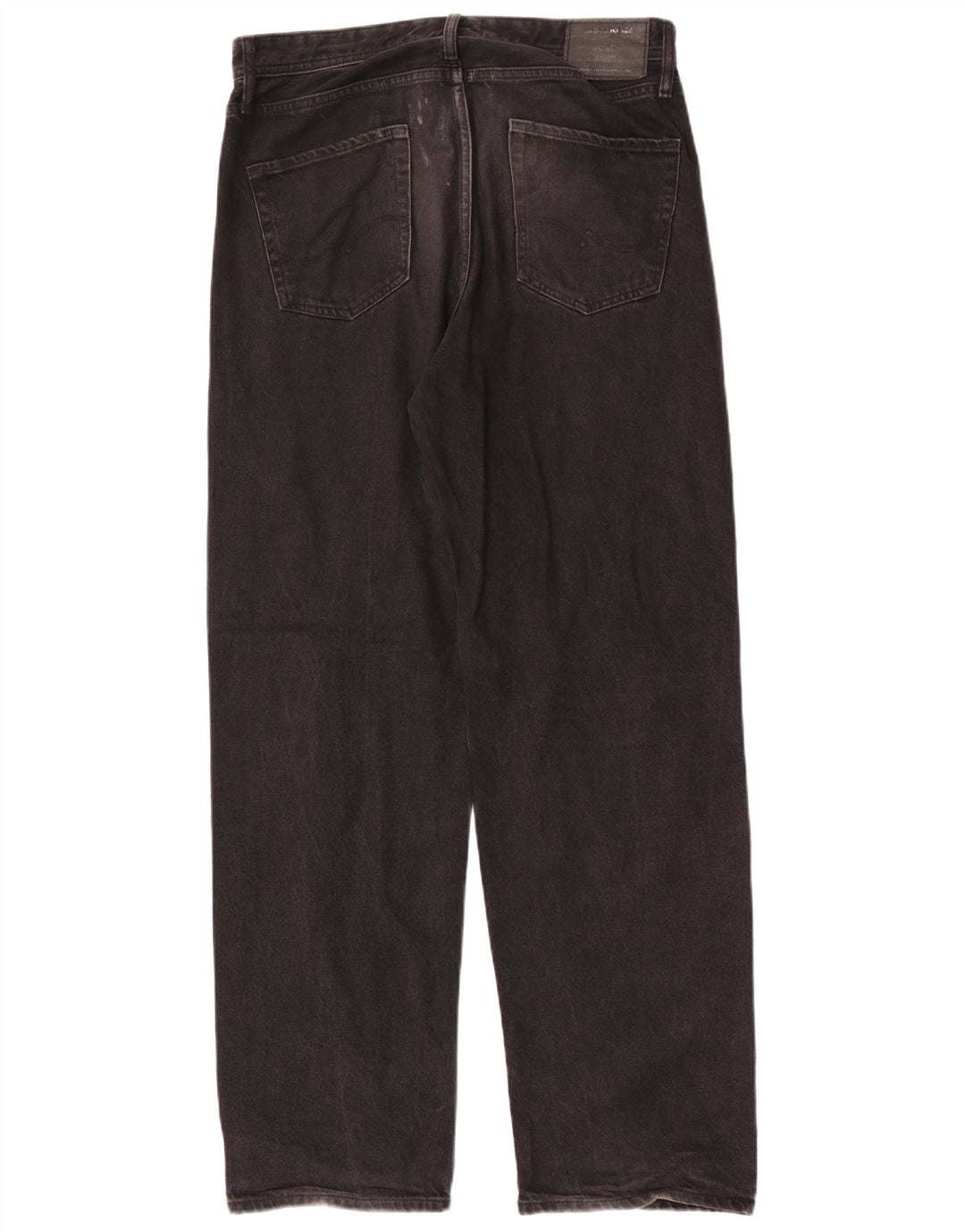 Jack & Jones Herren Loose Jeans W31 L34 Schwarze Baumwolle