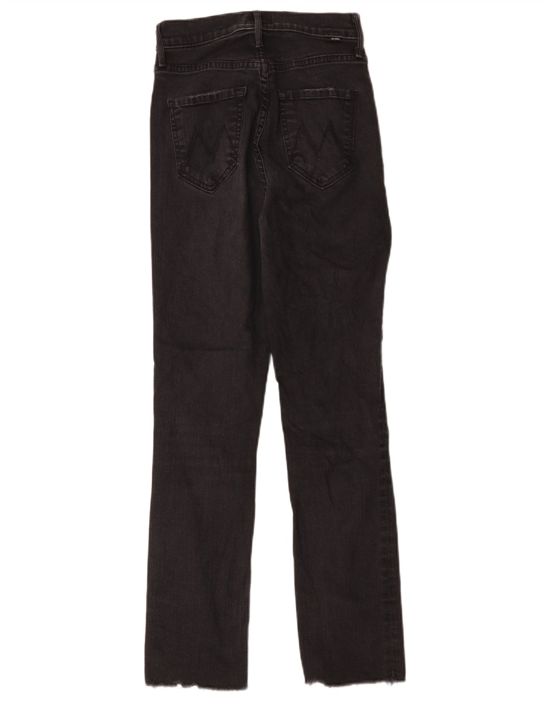 Mother Damen Slim Jeans W25 L27 Schwarze Baumwolle