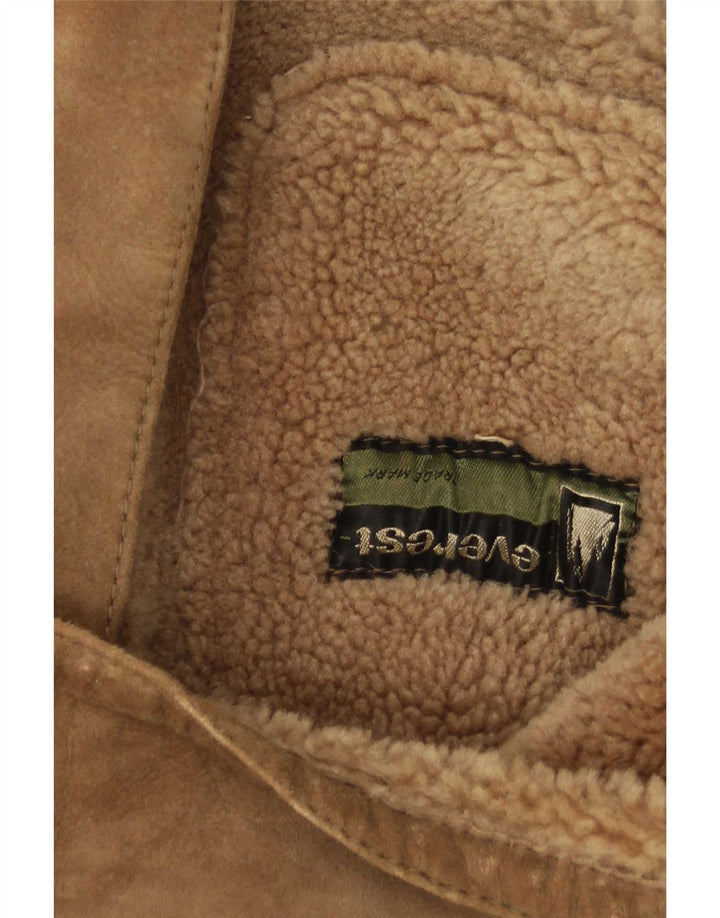 Everest Herren Shearling Jacke IT 54 2XL Beige