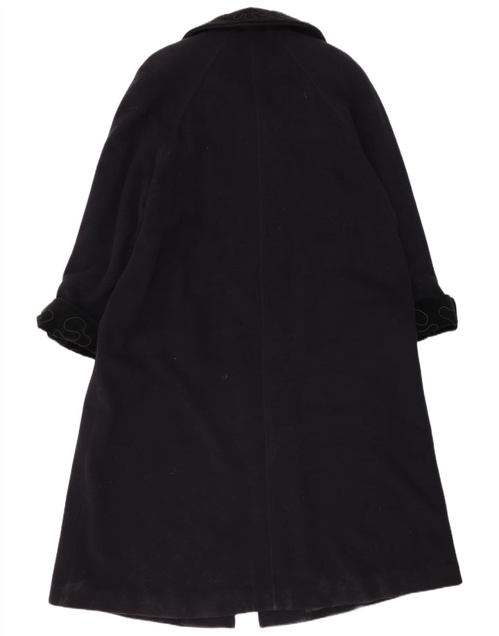 Admyra Damen Übergroßer Mantel UK 18 XL Marineblaue Wolle