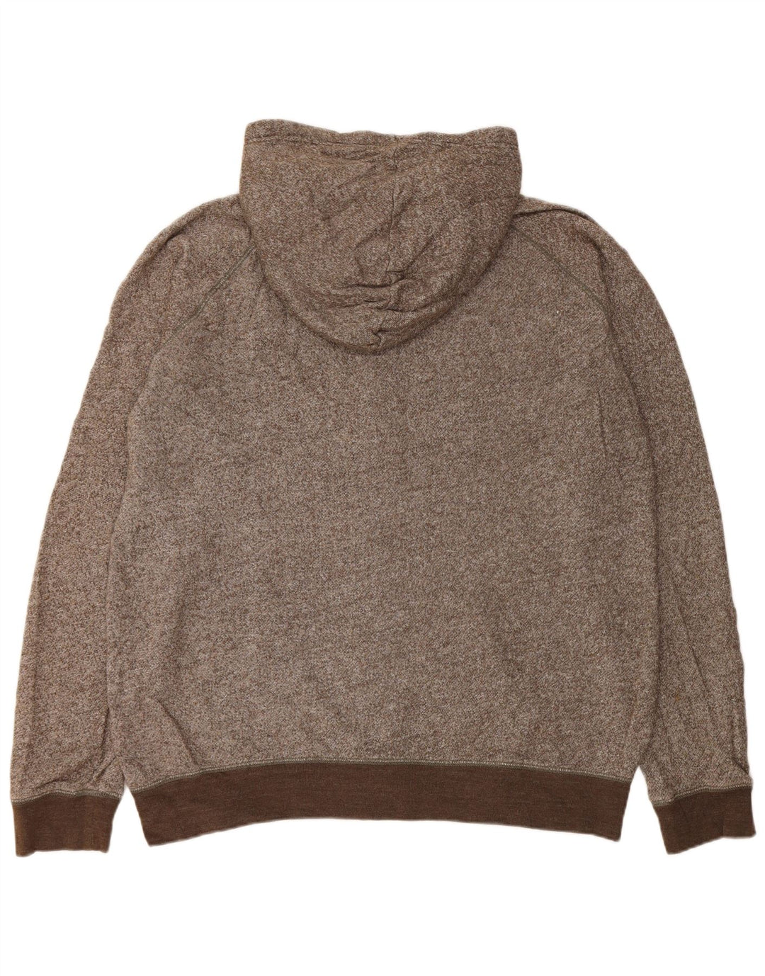 Gap Herren-Kapuzenpullover mit Reißverschluss, XL, braun meliert