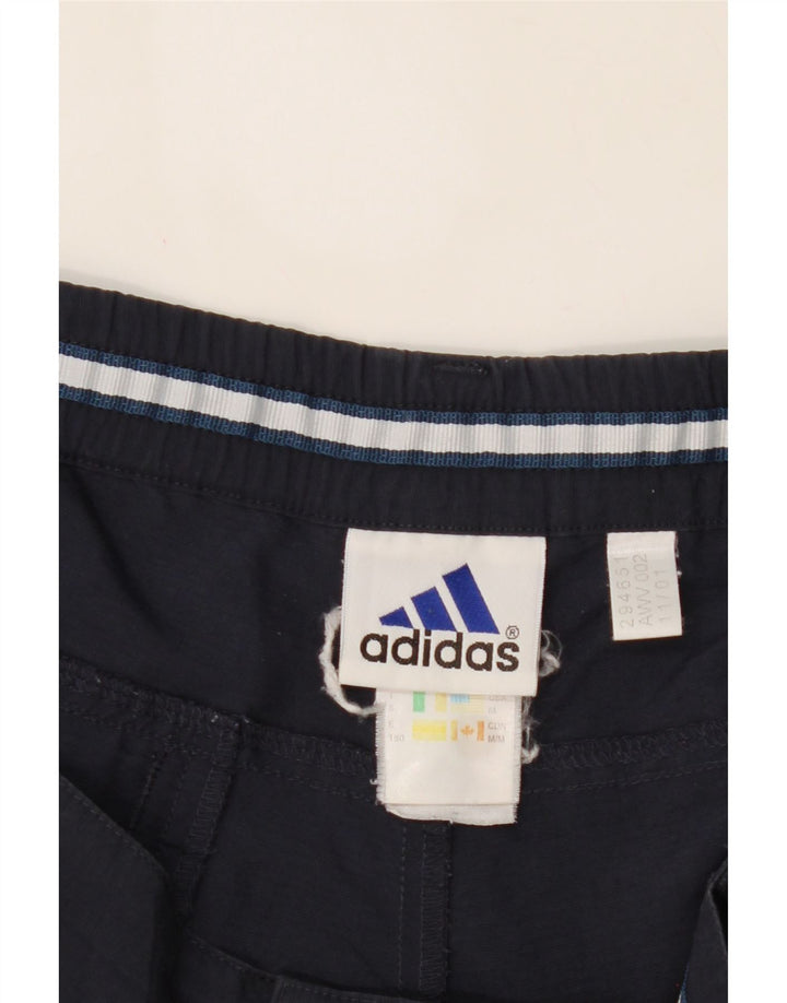 ADIDAS Mens Chino Shorts W34 Large  Navy Blue Polyester Vintage Adidas and Second-Hand Adidas from Messina Hembry 