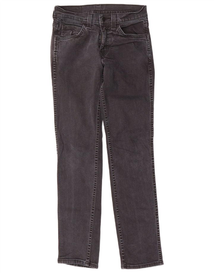 Levi's Damen 511 Slim Jeans W28 L32 Graue Baumwolle
