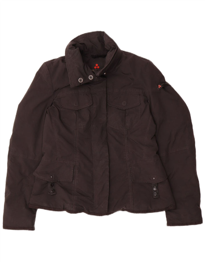 PEUTEREY Damen Wattierte Jacke IT 46 Large Schwarz Polyester