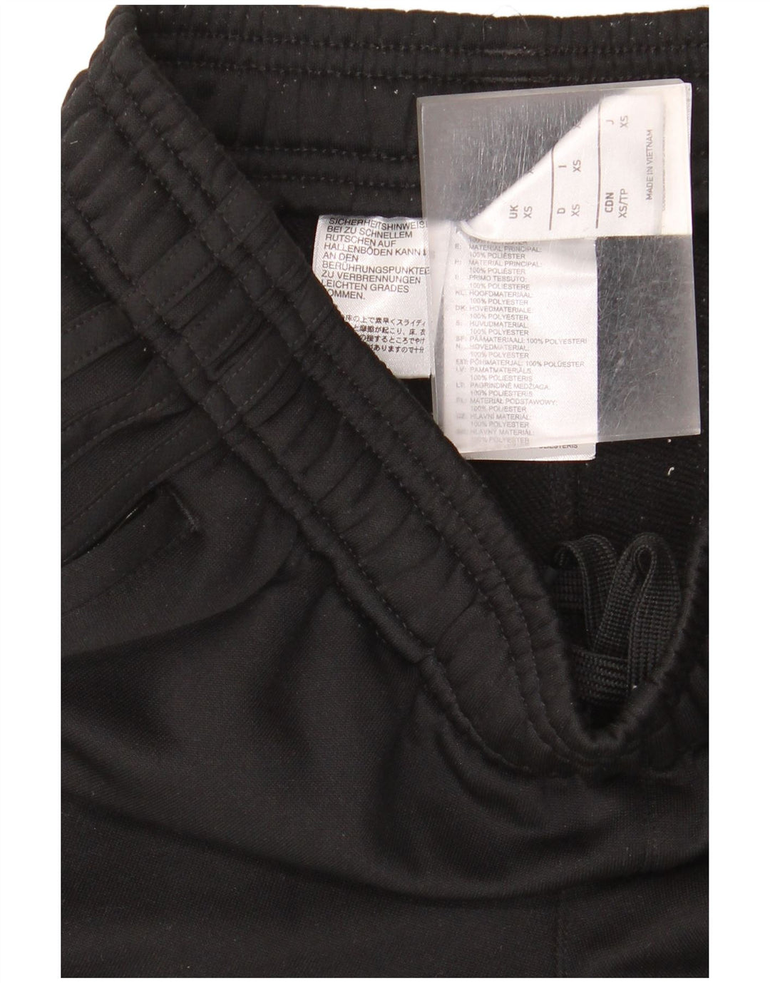 Adidas Herren Graphic Trainingshose XS Schwarz Polyester