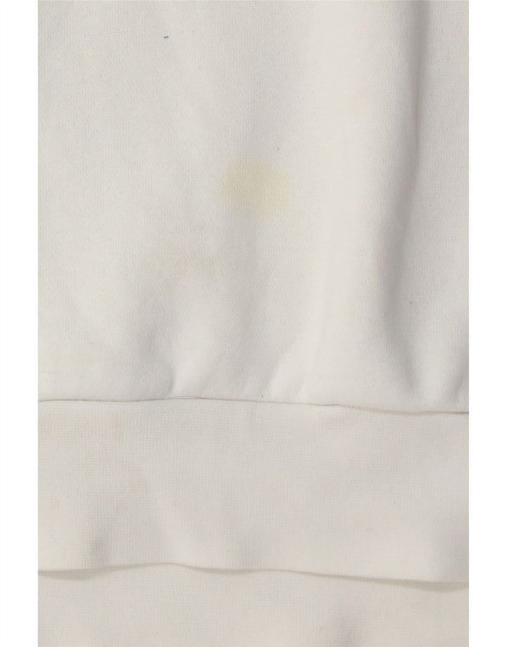 ADIDAS Herren Kapuzenpullover, Größe S, weiße Baumwolle