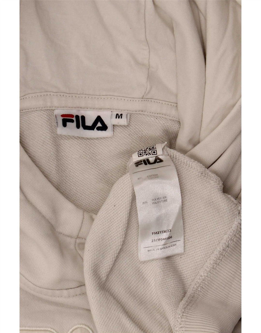 Fila Herren-Kapuzenpullover mit Grafik, mittelweiße Baumwolle