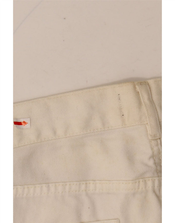 ZARA Herren Slim Jeans EU 40 Medium W31 L28 Off White Baumwolle