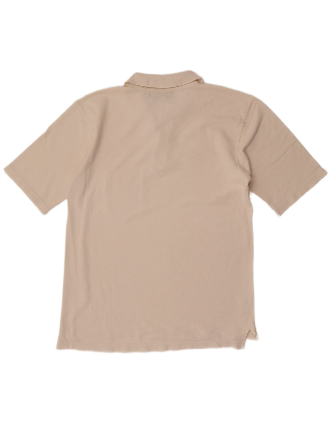 Barbour Herren-Poloshirt, groß, cremefarbene Baumwolle