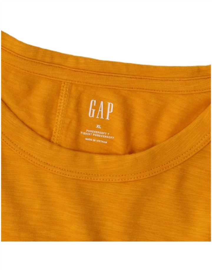 Gap Damen Top Langarm UK 18 XL Gelb meliert