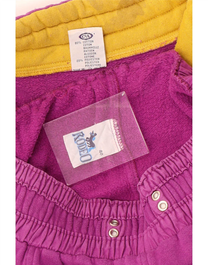 Rodeo Damen-Trainingsanzug mit Grafik, EU 40, mittelrosa, geometrisch, Retro
