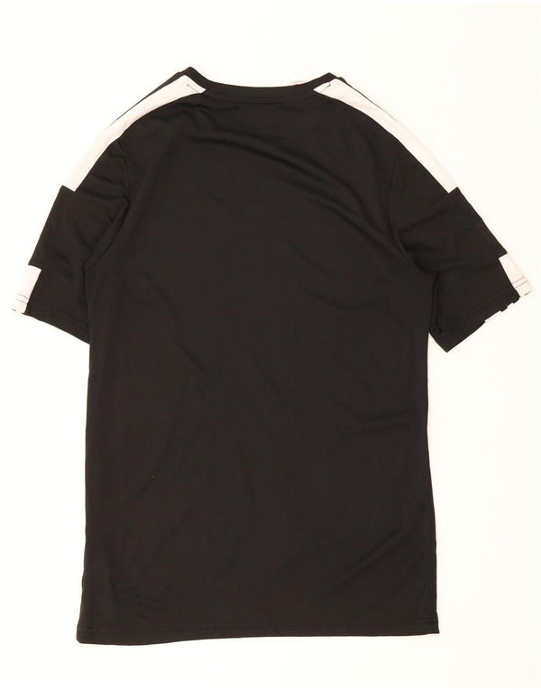 Adidas Boys Aeroready Graphic T-Shirt Top 15-16 Years Black Colourblock